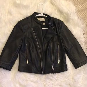 Zara leather jacket